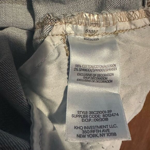 Calvin Klein Girls Distressed Stretch Denim Short Bib Overalls Size L 12/14 - Picture 8 of 11